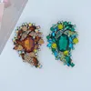 Brooches EASYA 2022 Fashion Luxury Classic Women's Jewelry Accessories Party Wedding Dresses Large Crystal Charm Brooch