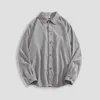 Casual shirts voor heren heren herfst winter met een corduroy revers van een enkele borsten revers strand lange mouw vakantie buiten vakantie shirt