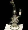 2022 10 ''Exosphere hookahs 14 구멍 grab egg glass bongs regy rig rig 흡연 물 파이프 에그로 스피어 콤보 볼 리그 14.4mm 조인트