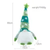 Party Gunst LED Light Gezichtsloze Gnome Xmas Tree Hangende hanger Luminous gloeiende dwerg Rudolph Doll Christmas Gift Decor RRB16582