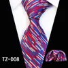 Fashion 8 Cm Silk Tie Set Green Bule Floral Striped Jacquard Pocket Square Tie For Men Business Party Handkerchief Neck ties J220816