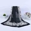 7575Cm Fiori stile russo Sciarpa quadrata Fazzoletto piccolo Sciarpa hijab Babushka Testa sciarpe Lady Fascia Bandana J220816