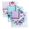 12Pack 100 katoenen bloemenprint mooie zakdoeken dames meisjes wasbaar pocket square bruiloft hankie lot 43x43cm j220816