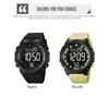 손목 시계 SKMEI 패션 스포츠 남자 디지털 시계 3 차원 다이얼 50m 방수 듀얼 시간 카운트 다운 다기능