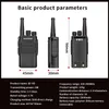 Walkie Talkie Mini 400-470 MHz Przenośna przenośna komunikacja radiowa Dwukierunkowa rozmowa w EL