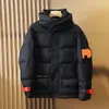 Jacken Parkas Designer Klassische Winter Männer Frauen Daunen Mode Hip Hop Cap Muster Druck Mäntel Outdoor Warm Casual Mantel