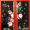 Christmas Decorations Merry For Home 2023 Wall Window Stickers Santa Decals Navidad Xmas Ornaments Year Decor Glass Sticker