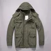 Men's Jackets Men's Winter Warm Cargo And Coats Cotton Lined Thick Thermal Outdoor Tactical Parkas Workwear Windbreaker