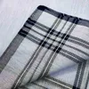 12X100 Cotton Plaid Striped Handkerchiefs Vintage Hanky Square J220816