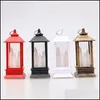 Decorazioni natalizie Decorazione natalizia Simation Candle Lamp Stand Led Small Oil Bar Candeliere da tavolo Drop Delivery 2022 Home Dhnx4