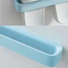 Clothing Storage 1Pcs Wall-Mounted Free Punching Toilet Wall Suction Rack Artifact Shoe Shelf Bathroom Slippers