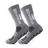 Anti-slip Football Socks Men Kvinnor Non-Slip Soccer Basketball Tennis Sport Socks Grip Cycling Riding-Socks 38-45