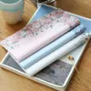 3Pcs Fazzoletti Ragazze Classiche Fiori Stampati Hanky Foulard Party Hankie J220816