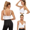 Abbigliamento da yoga Reggiseno sportivo con cerniera frontale Crop Top Abbigliamento sportivo da donna Reggiseni femminili per palestra fitness Intimo femminile da corsa Lingerie push up