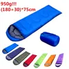 Sleeping Bags 950g 180 30 75cm Autumn Winter Spring Indoor Outdoor Envelope Sleeping Bag Thermal Hooded Travel Camping Hiking Rest Cover T221022
