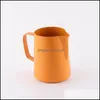 Coffee Tea Tools 400Ml Coffee Mug Stainless Steel Frothing Pitcher Latte Art Milk Foam Tool Espresso Jug 170 G2 Drop Delivery 2022 H Dhmnb