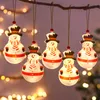 Snowman Swicks Snowflake Lights Christmas Tree Pendant Atmospher