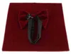 Linbaiway Mens Velvet Borge Bowtie STORKIEF для мужчин свадебное платье галстук бабочка карманные квадратные полотенце набор J220816