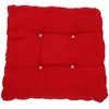 Pillow 1pc Square Shape Chair Washable Plaid Thick Winter Warm Pad Soft Comfortable Corduroy Home Floor Decorations