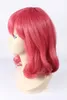 Fashion new Anime cosplay Short crimp Powdered adduction wig