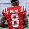 NEW American College Football Wear Custom Ole Miss Rebels football jersey 2 Matt Corral Elijah Moore Jerrion