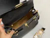 Designer Shoulder Brand Vintage Cowhide Gold Sign Ladies New Handbag Fashion Multi-functional Large Capacity Crossbody Bag