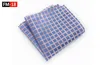 Fashion 25Cm Print Pocket Square For Men Red Black Blue Handkerchief Wedding Party Hanky J220816