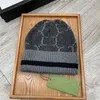 Gorro de malha de designer gorro chapéus de esqui máscara masculino ajustado inverno bonés de caveira unissex caxemira xadrez letras casual moda ao ar livre 7 cores