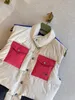 여자 조끼 코트 양모 재킷 힙합 라이트 다운 고급 커플 디자이너 겨울 G1007
