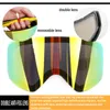 Óculos de esqui Goggs homens homens de snowboard de óculos de snowboard para ing UV400 Proteção neve máscara anti-capa Eyewear l221022