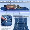 Coussinets d'extérieur ONLIVING Camping Tapis de couchage Matelas auto-gonflable dans le lit de la tente Coussin d'air ultra-léger Randonnée 221021