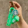 Luxury designer keychain bag charm keychains key chain creative threedimensional cute milk tea key chain star dad coffee cup keyri4602838