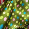 Clothing Fabric Tilda Craft Soft Satin DIY Lining Printed Material Lovely Dots Glossy Polyester Charmeuse 100CM