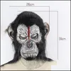 Masques de fête Planète des singes Halloween Cosplay Gorilla Masquerade Masque Monkey King Costumes Caps Réaliste Y200103 Drop Delivery2545