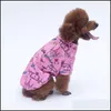 Dog Apparel Crown Pattern Purple Pets Clothes Dogs Autumn Winter Plush Warm Princess Sweater Small Dog Clothing Drop Delivery 2022 H Dhomc