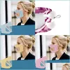 Designer Masks Transparent Printings Mask Deaf Mute Lip Language Respirators Adjust Reuseable Masks Dust Er Fashion Colorf Three Laye Dh8Gi