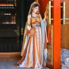 Indian stage wear Classical Women Belly dancing dress cosplay performance show vintage costume Asian colorful party apparel