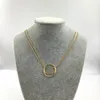 Designer Chain Valentijnsdag Geschenk ketting Dames Stijlvolle ketens Trend All Match Temperament mannen en vrouwen Paar kettingen D22102201JX