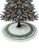 Christmas Decorations Winter Pine Branches Cones Tree Skirt Xmas For Home Supplies Round Skirts Base Cover