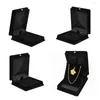 Watch Boxes Velvet Necklace Pendant Trinket Box Jewelry Black Brand Luxurious Rings Earrings Gift Case