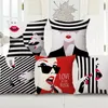 Kussen 2022 mode bella zwart witte trendy zebra patroon dame decoratieve kussens cosmetica schoonheidszorg winkeldecoratie