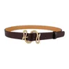 Belts M2EA For Creative Snake Buckle Thin Belt Elastic Vintage PU Leather All Match Adjustable Women Waist Seal Coat Skirt