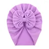 Hoeden 20 stks babyjongens meisjes katoen boog knoop zacht schattig India beanies tulband petten topknot headwraps haaraccessoires