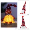 Party Gunst LED Light Gezichtsloze kabouter Kerstboom Hangende hanger Luminous gloeiende dwerg Rudolph Doll Christmas Gift Decor GCB16582