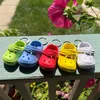 3D-Clog-Schuh-Charms Großhandel PVC-Cartoon-Krokodil-Charms Kundenspezifische Designer-Sandalen-Charme und Armband-Geschenke für Kinder Blue's Shoecharms