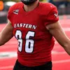 Anpassad östra Ewu College fotbollströjor Cooper Kupp Eric Barriere Dennis Talolo Limu-Jones Merritt Justice Jackson Jesaja