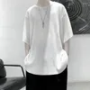 Men's T Shirts Oversized And Women's T-shirt 150kg Hanging Feeling Summer Loose Short Sleeve Top Korean Chic Versatile Shirt Men Fitness