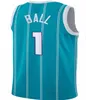 Maillot de basket-ball Prited Lamelo Ball Terry Rozier Gordo Hayward P.J. Washigto Mark Williams Brado Miller Larry Johso Msy Bogues Curry Horet City