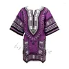 Etniska kl￤der unisex afrikanska toppar f￶r kvinnor dashiki m￤n traditionella tryckkl￤der hippie caftan vintage tribal bazin riche t-shirt