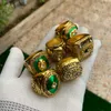 Anello navale 6pcs Green Bay 1 Set con ventola di legno Super Bowl 14K Gold Placcato per uomini Gift Wholesale1086191